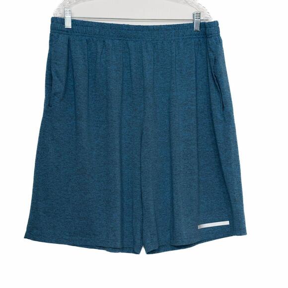 Liberty Pro Mens Blue Polyester Sweat Shorts Elastic Waist Athletic Casual 3XL - Picture 3 of 7